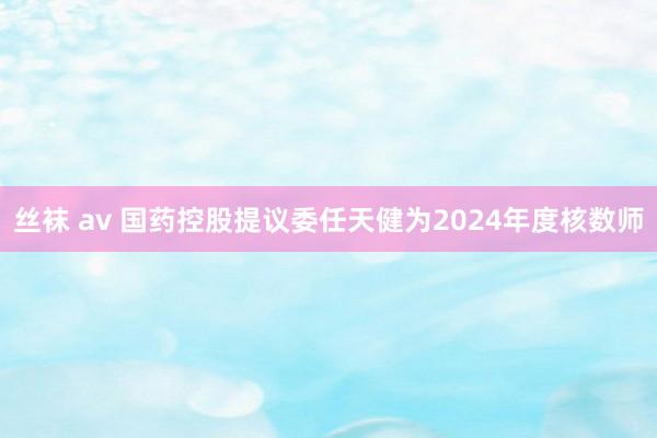 丝袜 av 国药控股提议委任天健为2024年度核数师